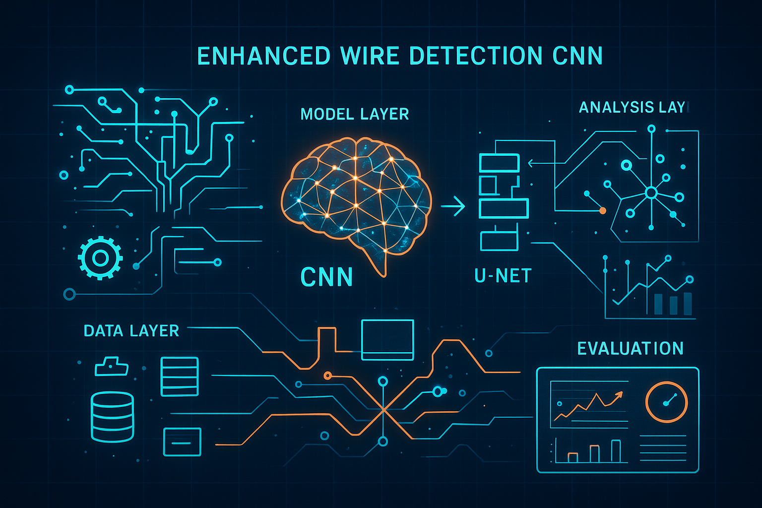 Enhanced Wire Detection CNN
